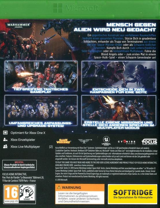 Image du produit Focus Home Interactive Space Hulk : Tactics (Xbox Series X, Xbox One X)