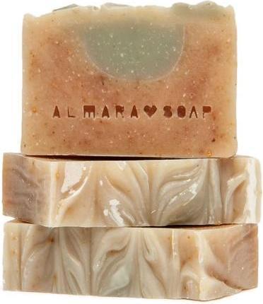 Actual product image Almara Natural Lemon Tea Tree Solid Soap for Oily and Problematic Skin - 90 g (Soap lotion, 1 ml)