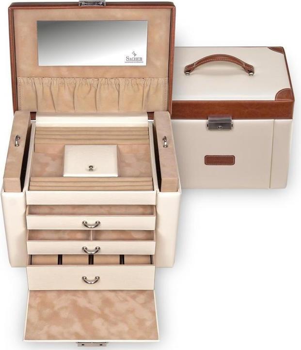 Sacher 81.502.507343 - Schmuckkasten Maxima travel cream