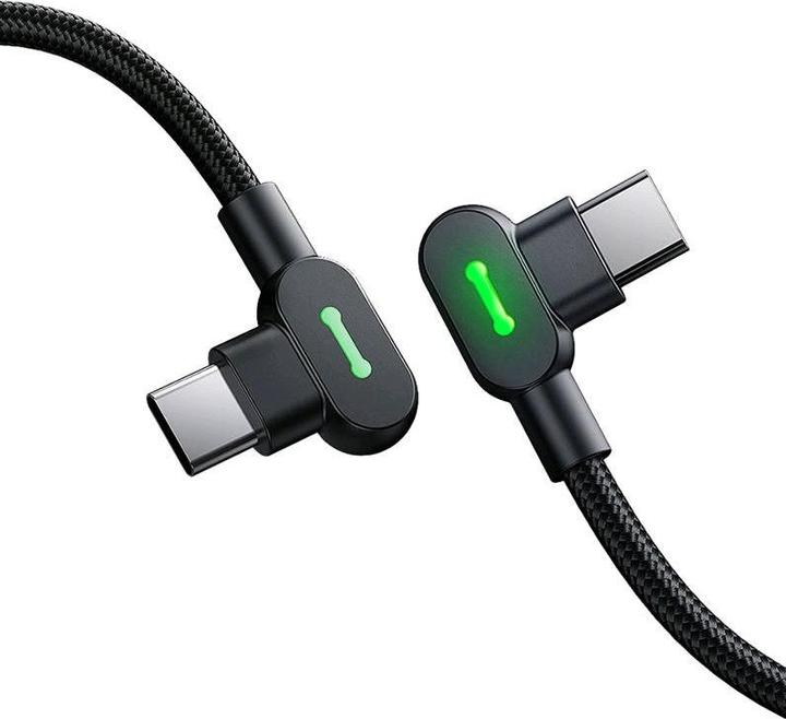 Actual product image Mcdodo USB-C to USB-C 60W Cable, 2m (Black) (2 m)