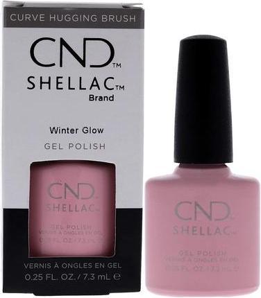 Actual product image CND Shellac - Color Coat Winter Glow (Nude, Rose, UV gel varnish)