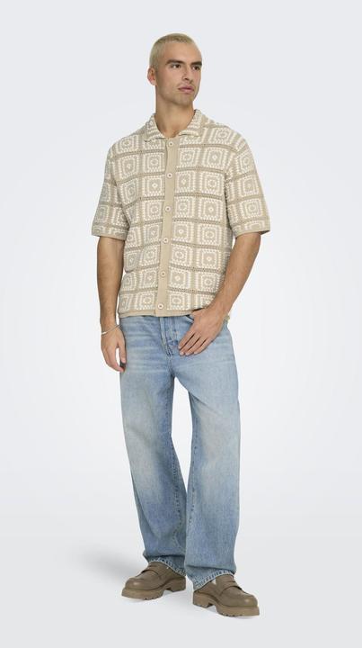 Actual product image Only & Sons ONSBART Gestricktes Polo-Hemd Polo (M)