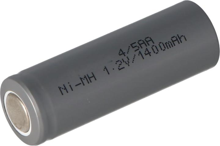 Produktbild AccuCell Akku 4/5AA ohne Lötfahne (1 Stk., 1400 mAh, Ladegerät ohne Akku)