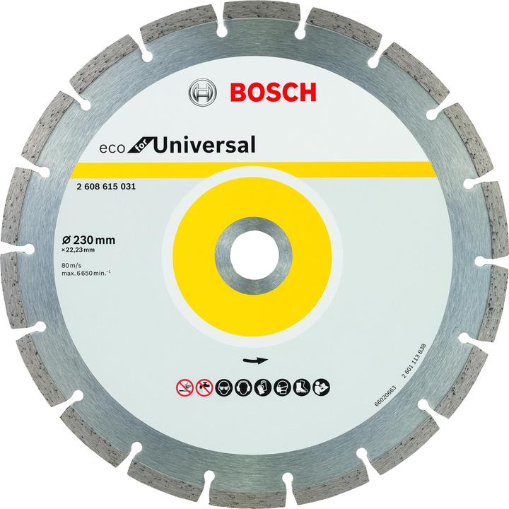 Produktbild Bosch Professional Zubehör Diamanttrennscheibe Eco For Universal, D: 230 mm
