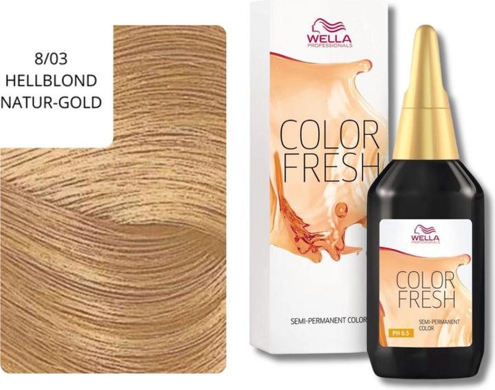 Produktbild Wella Color Fresh Acid (8/03 hellblond natur-gold)