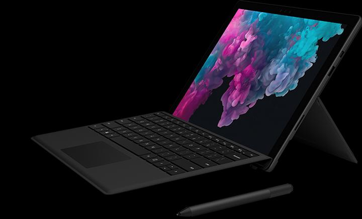 Actual product image Microsoft Surface Pro 6 (12.30", 256 GB, Black)