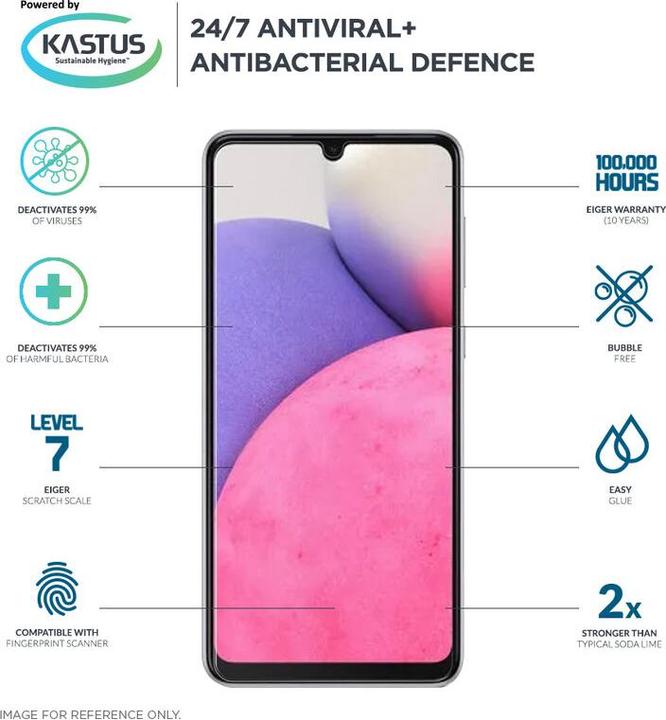 Produktbild Eiger Mountain Glass Clear (1 Stück, Samsung Galaxy A33 5G)