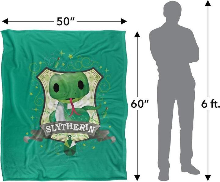 Produktbild Decke Slytherin Goldige (152 x 127 cm)