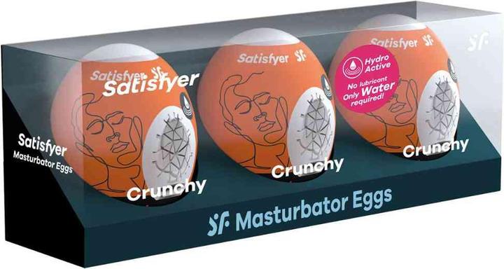 Actual product image Satisfyer Masturbator Egg Set - Chrunchy