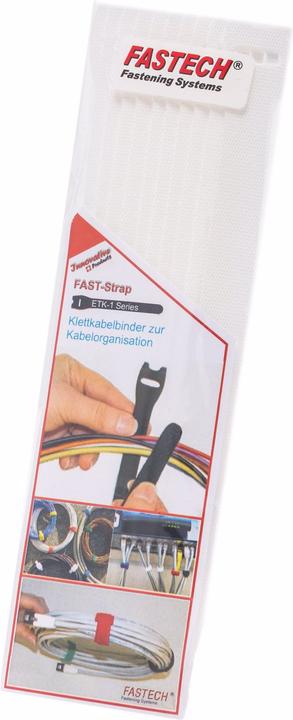 Produktbild Fastech 10 STK ETK-1-2 STRAP 13 x 200 MM (Klettkabelbinder, 200 mm, 10 Stk.)