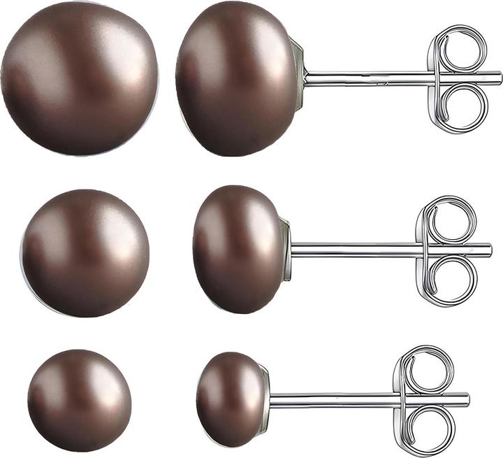 Image du produit Leyda Boucles d'oreilles à tige en perles (Pierre de couleur)