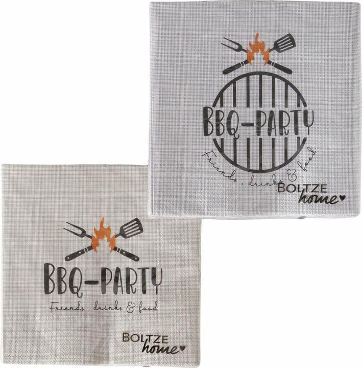 Actual product image Boltze Home Servietten BBQ sortiert 20PA (20 x)