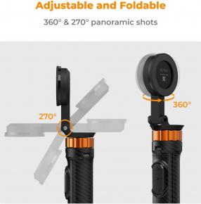 Image du produit K&F Concept Trépied Selfie Ms19 avec support MagSafe (Matières plastiques)