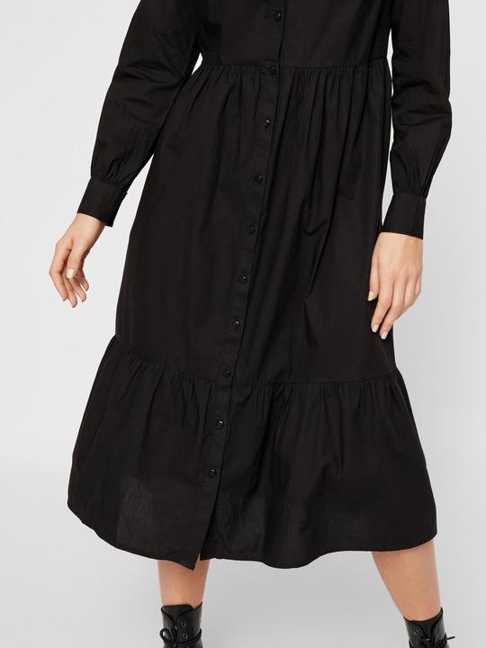 Actual product image Pieces Poplin Midi Prairie Dress (M)