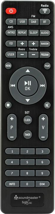 Actual product image Soundmaster ICD2020 (Web radio, DAB+, Bluetooth, Wi-Fi)