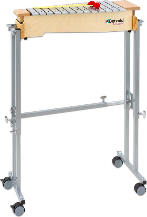 Image du produit Betzold Musik Métallophone soprano + chariot à pied (Métallophone)