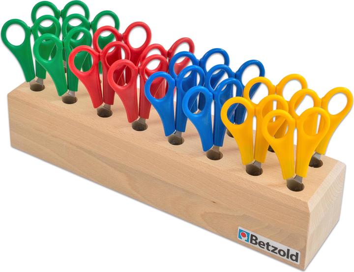 Produktbild Betzold 16 Scheren im Holzständer (8052.30 cm)