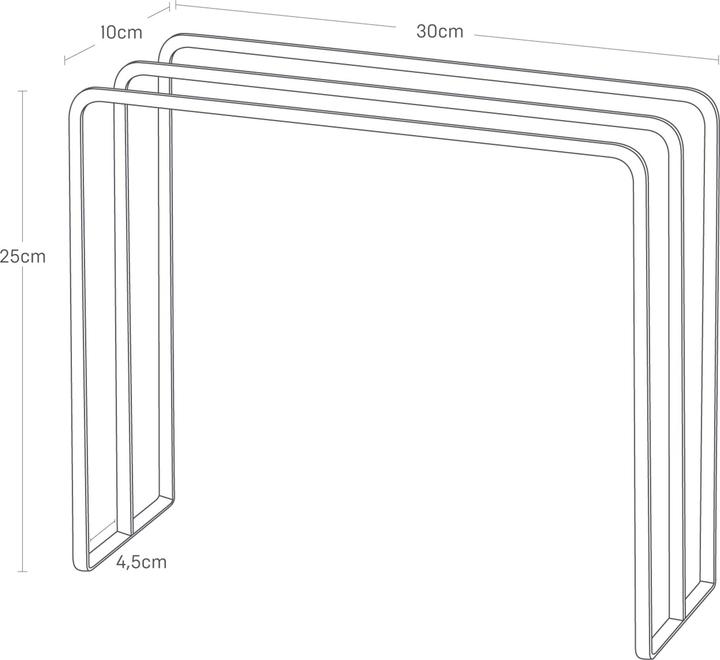 Actual product image Yamazaki Geschirrtuchhalter TOWER