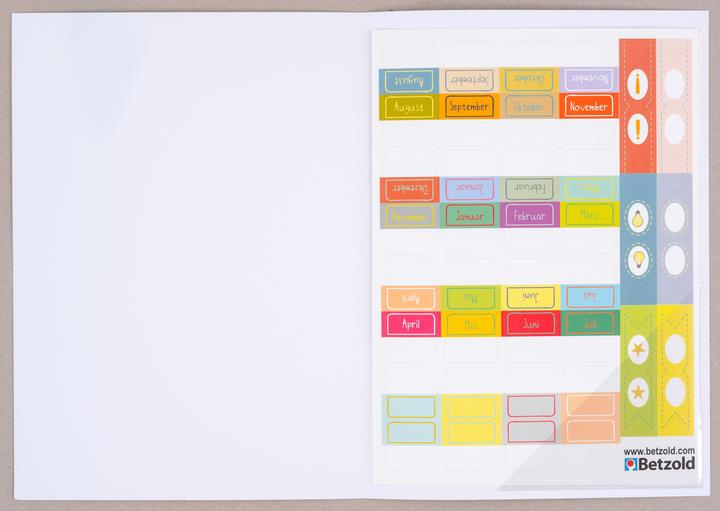 Produktbild Betzold Index-Sticker für Kalender und Planer