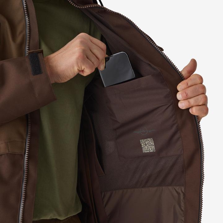 Image du produit Solognac Veste de chasse renforcée woodland 500 deux tons (L)