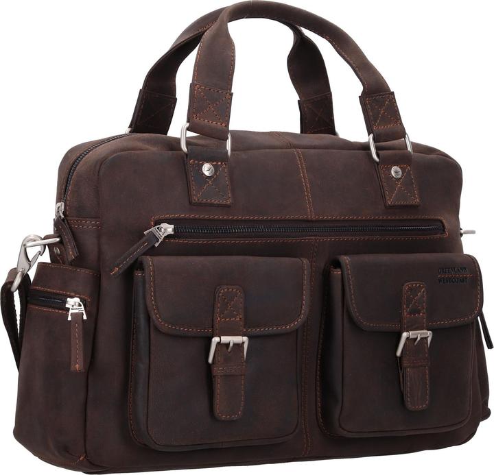 Actual product image Greenland Nature Westcoast briefcase leather 43 cm