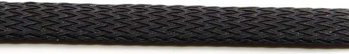 Actual product image Purecrea 1m PET braided hose black 6-19mm (Cable hole, 100 cm)