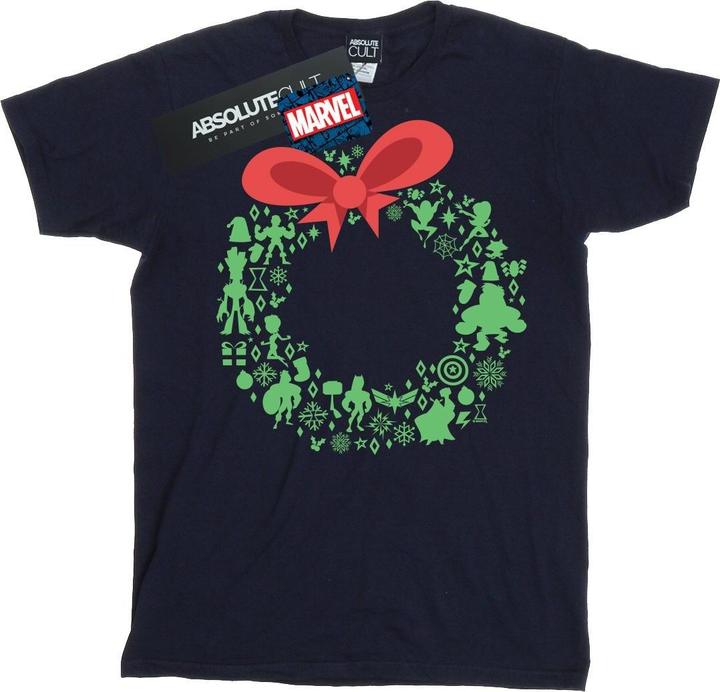 Avengers Christmas Wreath TShirt (3XL)