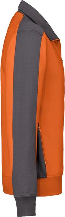 Actual product image Hakro Sweat Jacket Contrast Perf orange/anthracite Gr.4XL (4XL)