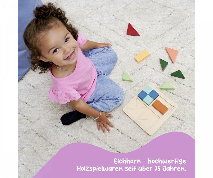 Produktbild Eichhorn EH Montessori Formen Puzzzle (12 Teile)