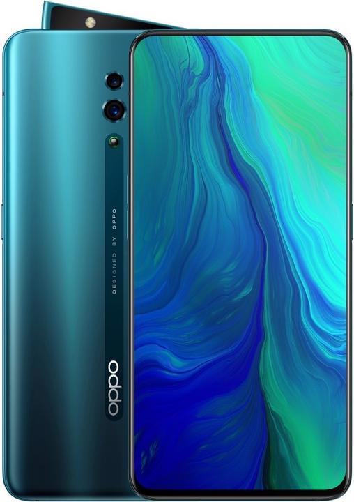 Produktbild OPPO Reno (256 GB, Ocean green, 6.40", Hybrid Dual SIM, 48 Mpx, 4G)