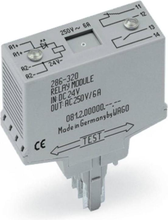 Immagine prodotto Wago Relè a innesto 24 V/DC 6 A 1 NC