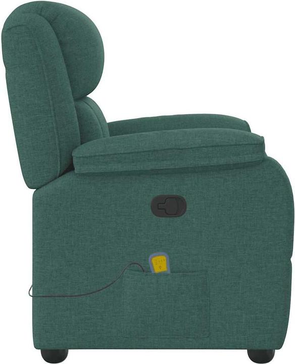 Image du produit VidaXL Fauteuil de massage Vert foncé Tissu Massage Fauteuil TV