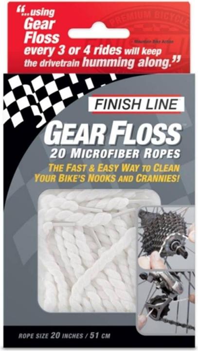 Produktbild Finish Line Gear Floss Microfaser-Reinigungsschnur (Bürste)