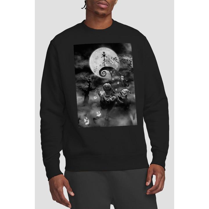 Actual product image The Nightmare Before Christmas Unisex Adult Jack Oogie Boogie Sweatshirt (XXL)