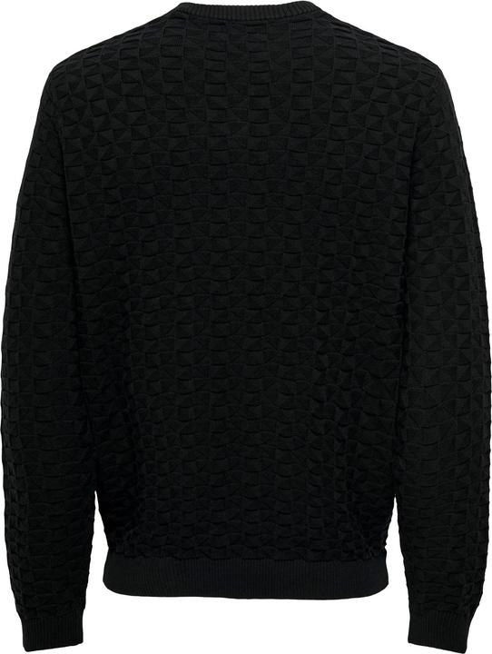 Only & Sons Onskalle Reg 12 Struc Crew Knit Noos