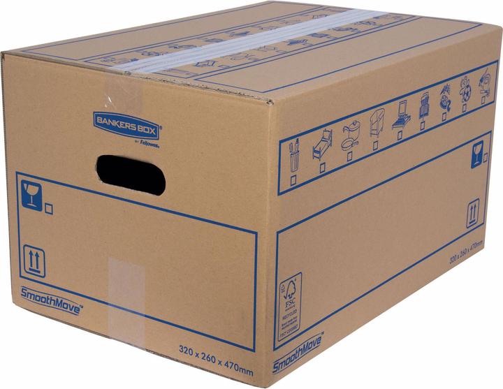Produktbild Fellowes Smoothmove (10er Set) (61 x 41 x 46 cm, 115 l)