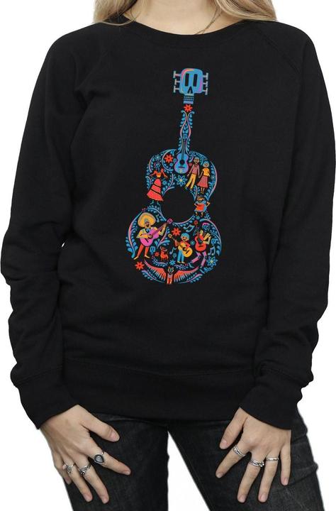 Immagine prodotto Disney Coco Guitar Pattern Felpa Donna (L)