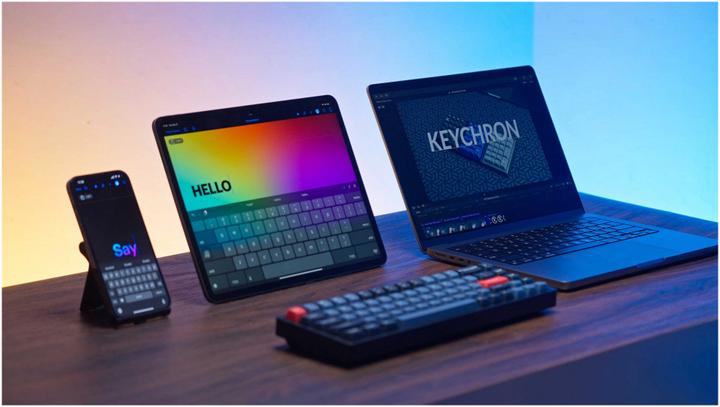 Produktbild Keychron Key K6Pro 65% Alu RGB Key Red H K6P-J1-DE (Eng. Int., Kabellos)