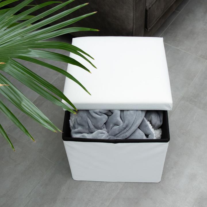 Produktbild Intirilife Faltbarer Sitzhocker mit Stauraum