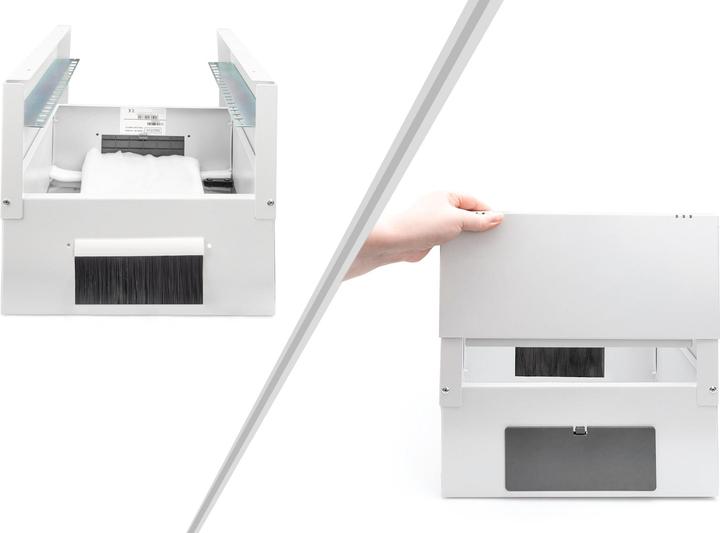 Actual product image Digitus 10" 6U wall-mounted enclosure, SOHO PRO 324 x 316 x 298 mm, grey (6 RU, 10 inch rack)