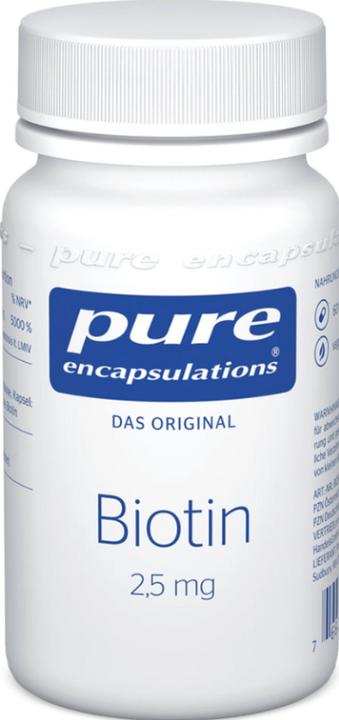 Actual product image Pure encapsulations Biotin capsules (60 Piece, Capsules, 26 g)