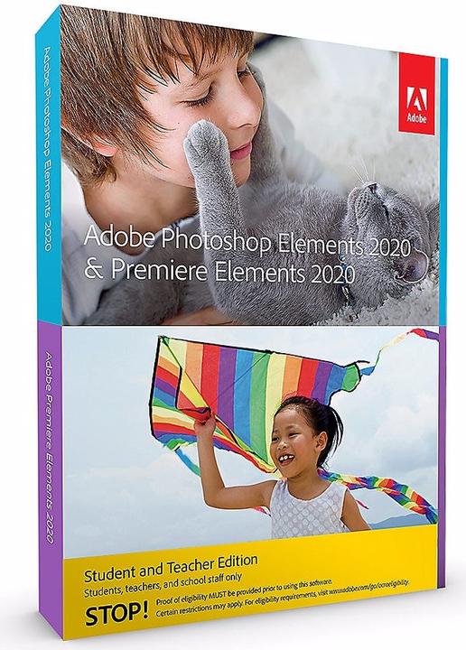 Adobe Photoshop Elements 2020 & Premiere Elements 2020 Student/Teacher (Nachweis erforderlich) (1 User, unbegrenzt)