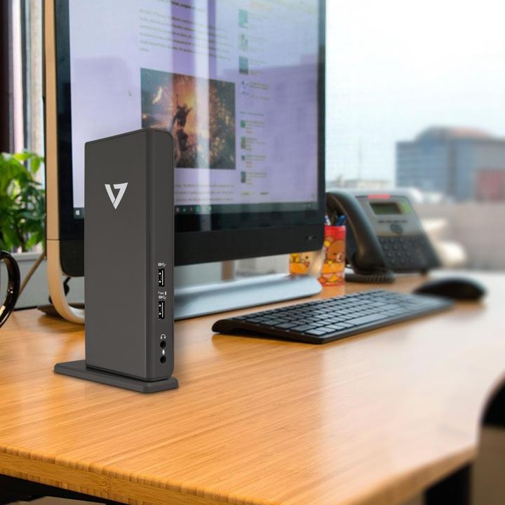 Actual product image V7 Udds-1e (USB-B, 4 Ports)