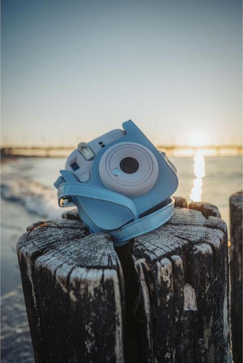 Actual product image Cullmann RIO Fit 120 blue Camera Bag for Instax Mini 12 (Camera inner pocket)