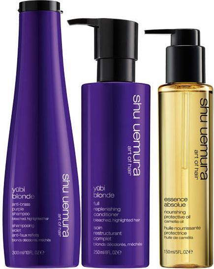 Shu Uemura yūbi blonde Cool Silver Blonde Set (Haarpflege set)