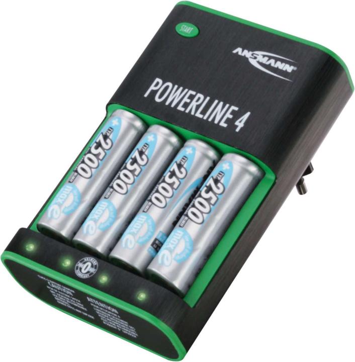 Actual product image Ansmann Powerline 4 Zero Watt (Chargers without battery)