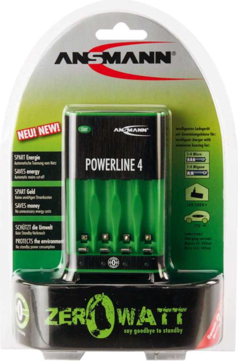 Actual product image Ansmann Powerline 4 Zero Watt (Chargers without battery)