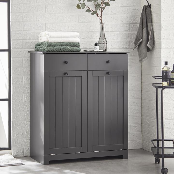 Produktbild SoBuy Wäscheschrank mit 2 Wäschesäcke