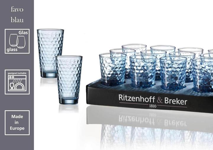 Produktbild Ritzenhoff & Breker Favo Longdrinkgläser (0.40 l, 12 x)