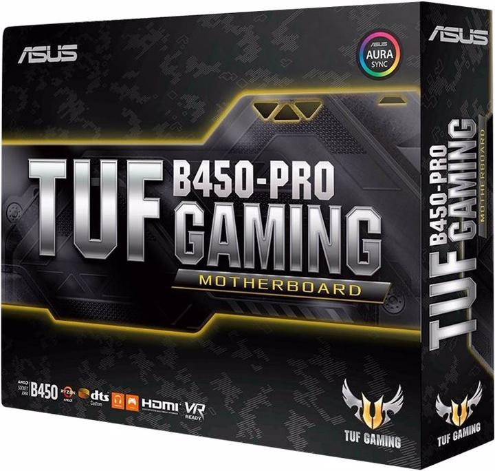 Actual product image ASUS TUF B450-PRO GAMING AM4 B450 (AM4, AMD B450, ATX)